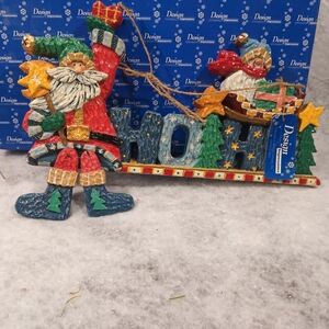 Design Impression wall plaque Santa Ho Ho Ho